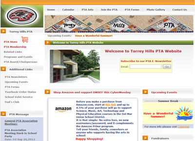 Torrey Hills PTA Website